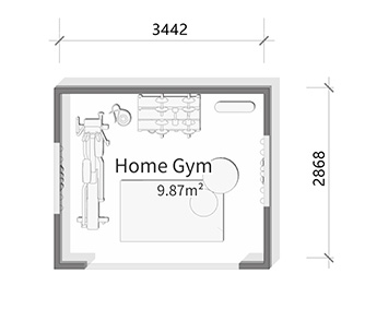 Garden Studio Floorplan