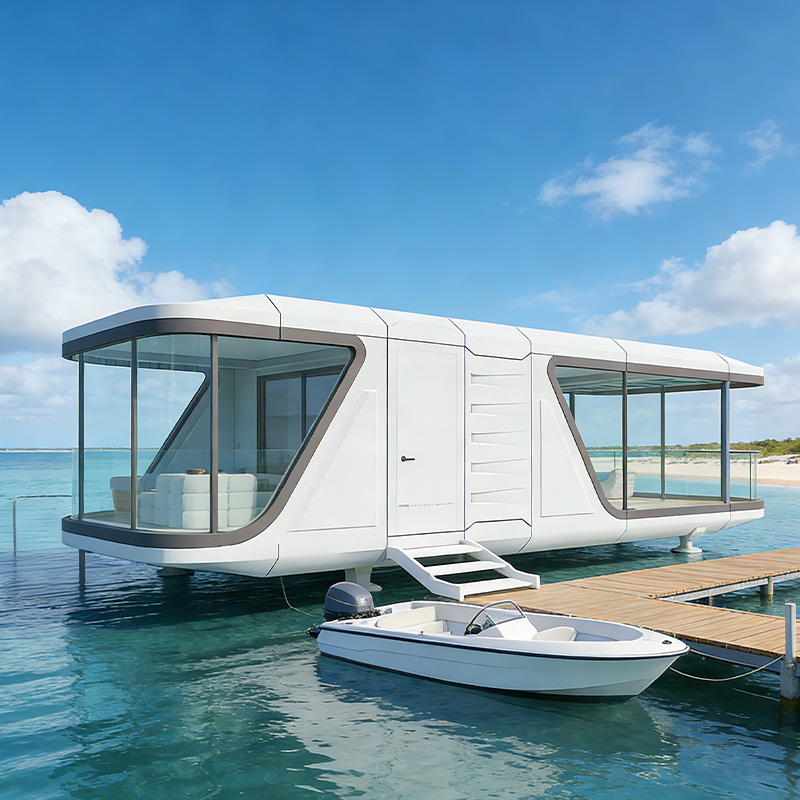 Space Capsule Intelligent Voice Control Prefab House Modern Prefabricated Smart Energy Efficient Housing Structure Modular Homes