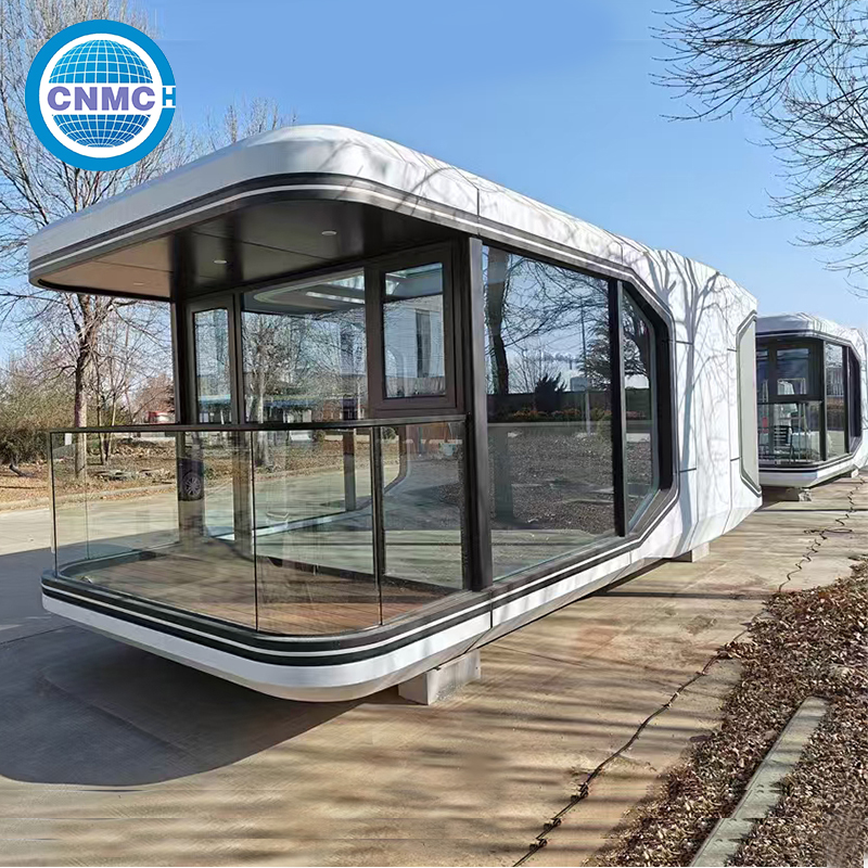 Commercial Grade 20ft 40ft Apple Cabin Prefab Home Mobile Villa Heavy Duty Structure Modular Building Office Shop Customized