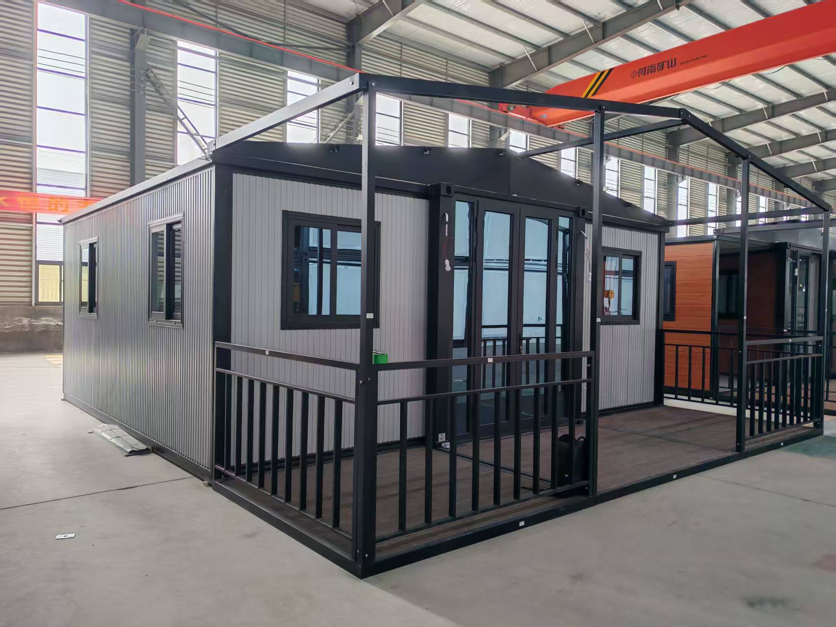 Luxury Shelter Prefab Commercial Prefabricated Expandable Container Home 20ft Sandwich Panel Mobile Living Container House