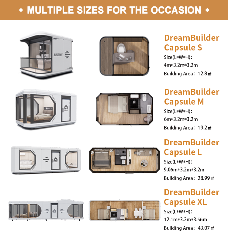 Modular capsule house