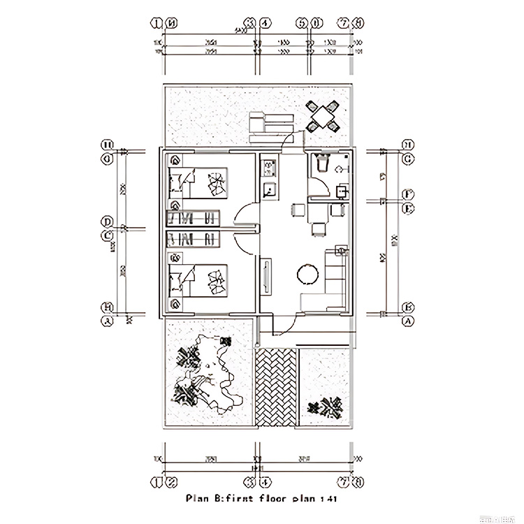 High Quality Tiny Luxury Modern Prefabricated House Eco-Friendly Solar Powered Waterproof Features Bedroom Living Room Bathroom