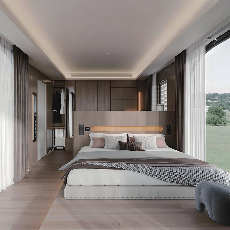 Sustainable High End Mobile Space Capsule Cabin Prefab Resort Mountain Accommodation Modular Construction Project
