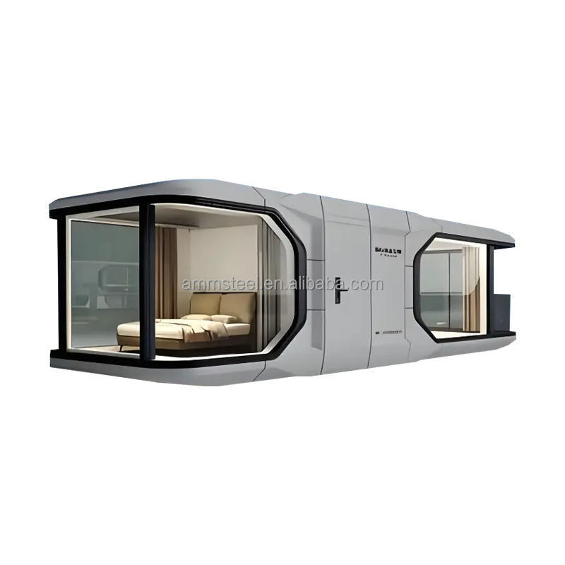 Modern Fashion Luxurious Design Camping Capsule Prefabricated Houses Capsule House Space Capsule With Intelligent System