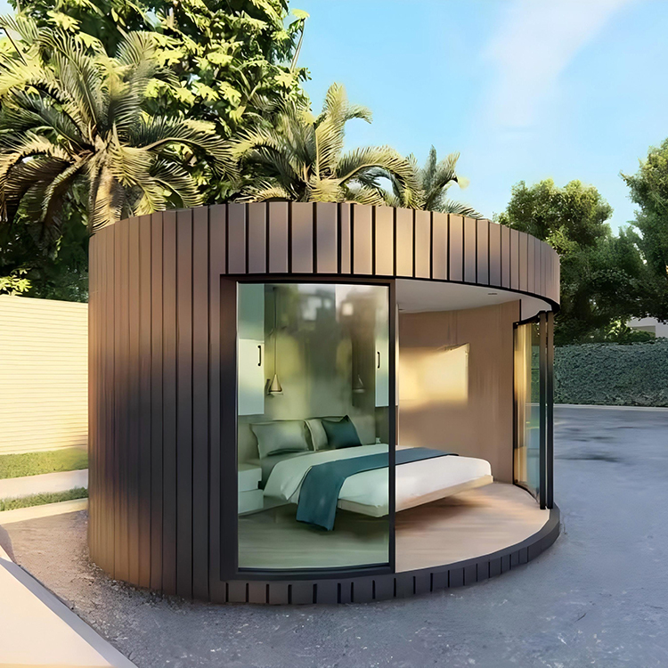 Circular Customizable Prefab Hotel Dome House Home Use Round House Prefab Cottage Casa Modular Home Tiny Modular Prefab Houses