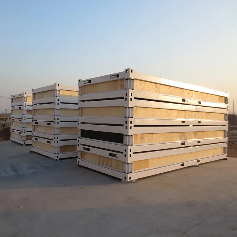 Flat Pack Container Fixed inside Shipping Container