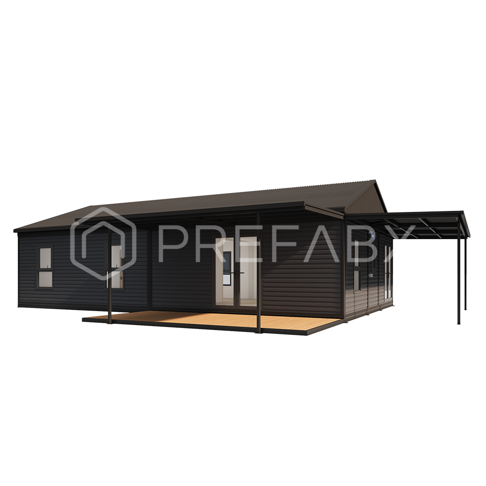 PrefabX Fully Configured Prefabricated Module House For Flipping And Mixing Eco-Friendly Green Apartment