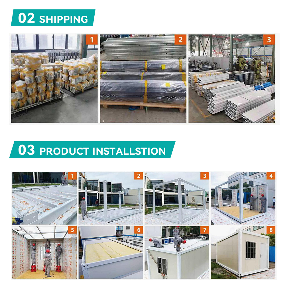 Customized Detachable 2 Floors Luxury Mobile Home Modular House Tiny Home Prefab Prefabricated Container Houses Villa