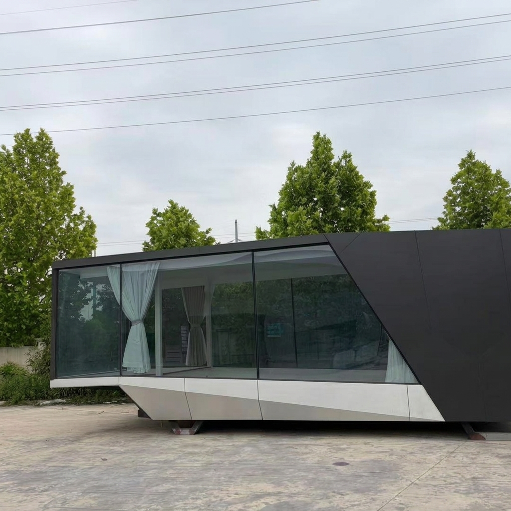 Modern Smart Apple Cabin Space Capsule Container House Fully Furnished for Mountain Resort Coffee Shop Bar Accommodation