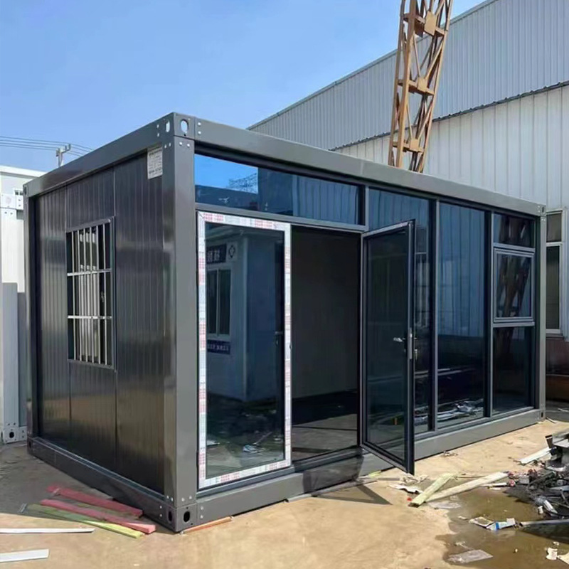 Quick-Assemble, Weather-Resistant &amp; Multi-Functional Temporary-to-Permanent Space-Efficient Steel Structure House for Construction Sites, Offices