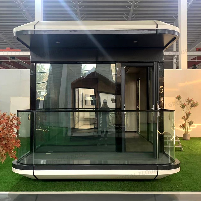 Wholesale Container House Luxury 20ft 40ft Prefab Portable Space Capsule Cabin Houses for Using Hotels and Camps