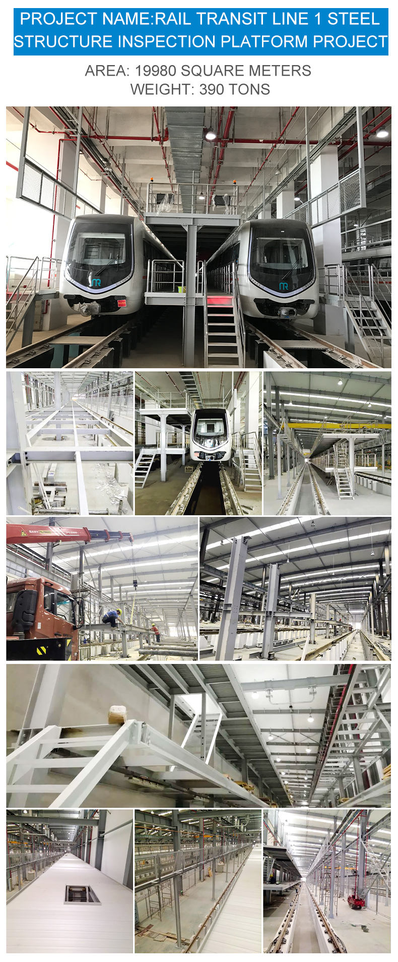 Steel Frame Building Site