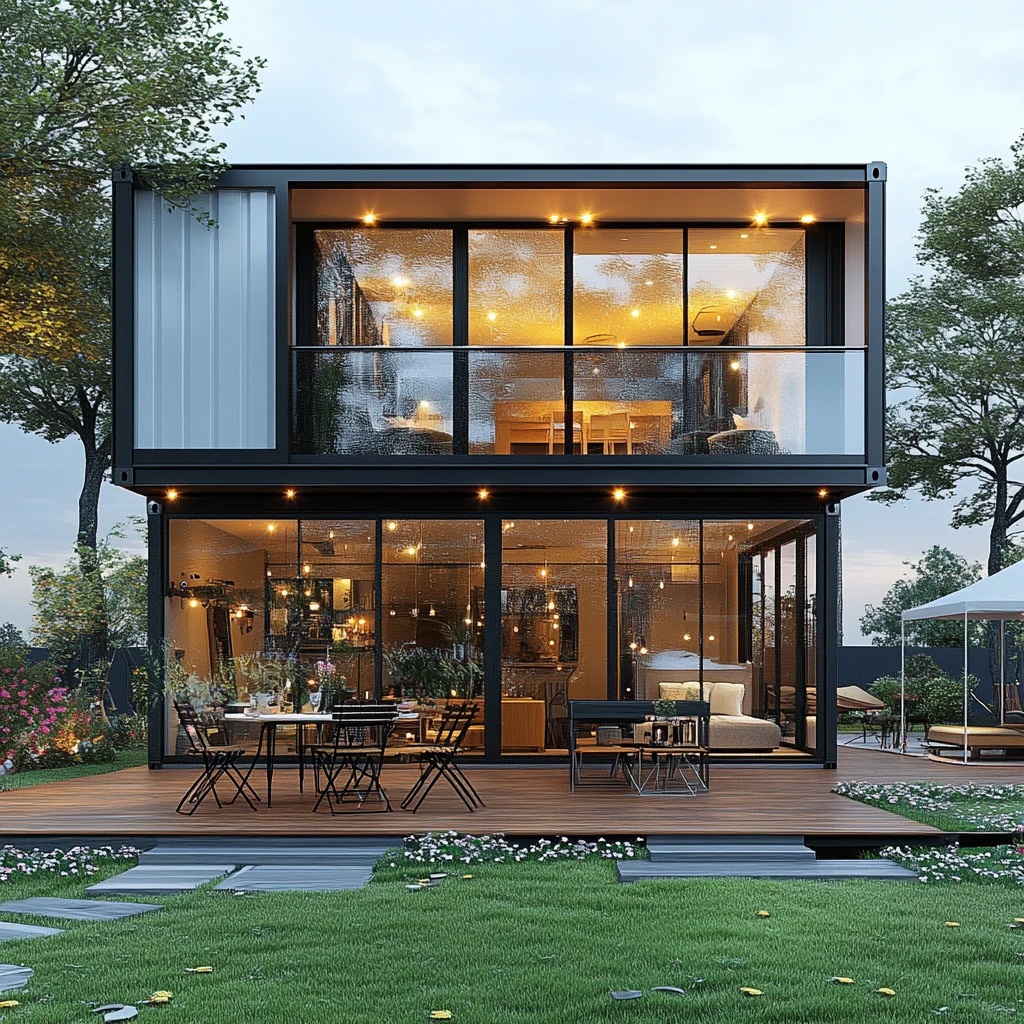 Quickly Constructing Modular Prefabricated Houses For Families - Detachable Luxury Container Houses