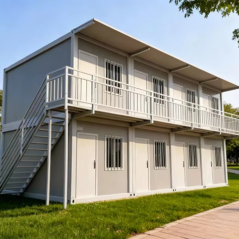 Contemporary A-frame 20ft 40ft Steel Container Villa Hotel Sandwich Panel Material Container House