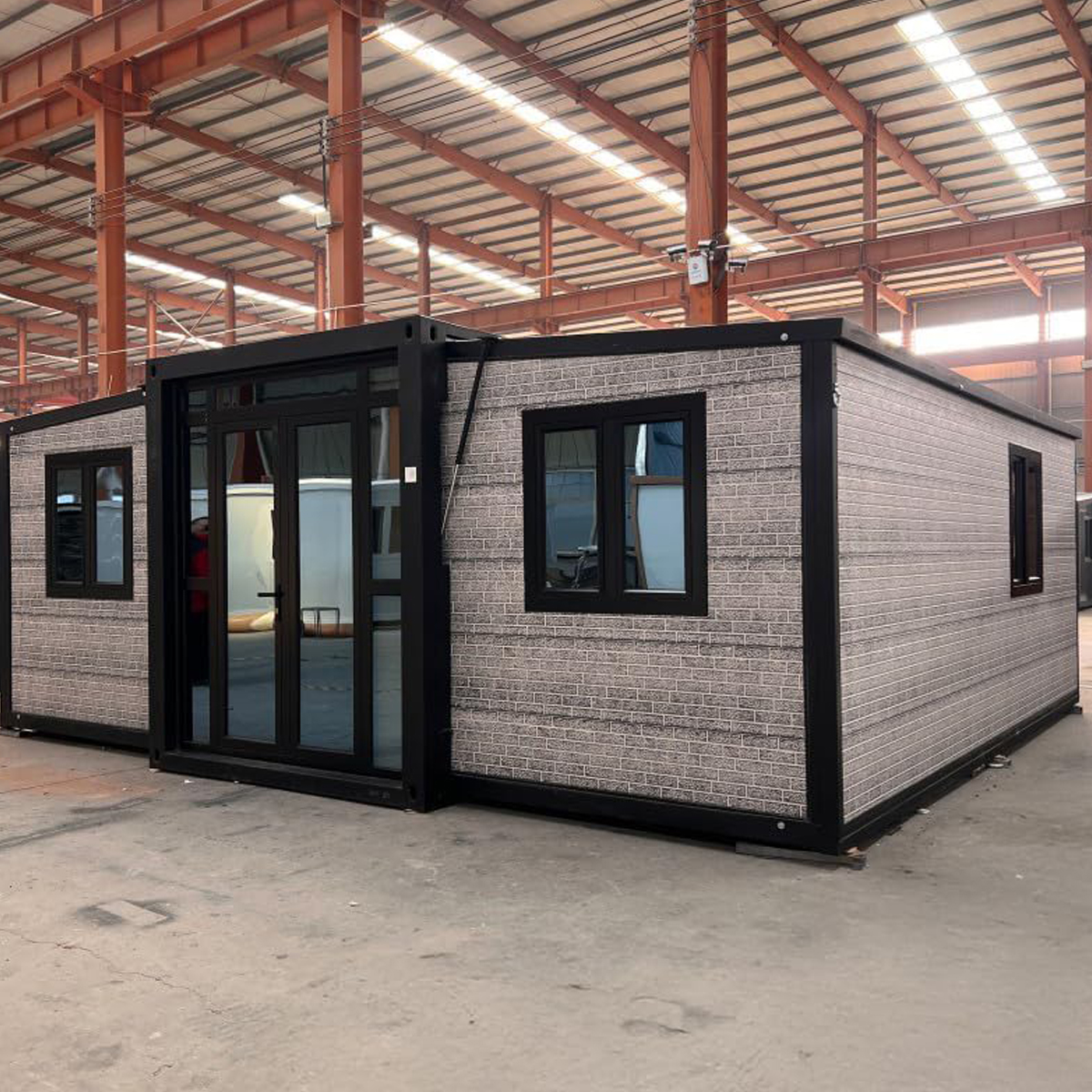 Expandable Container Prefabricated House China Wholesale 40ft Foldable Container House Sandwich Panel