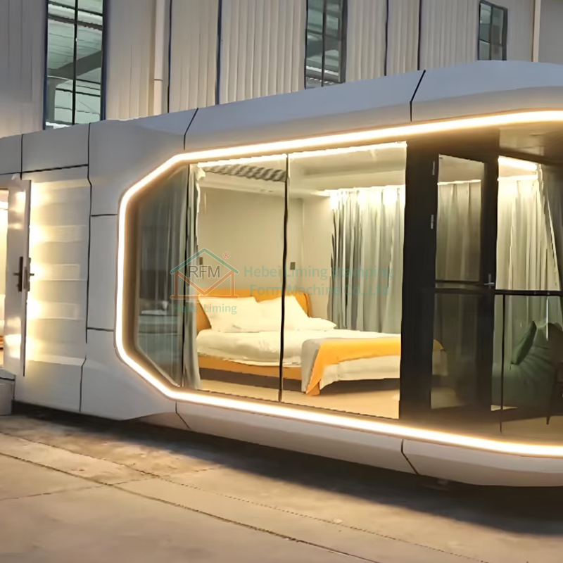 Luxury Capsule Living Room Prefabricated With Bedroom Capsule Small House Eco Capsule Outdoor Modern Hotel
