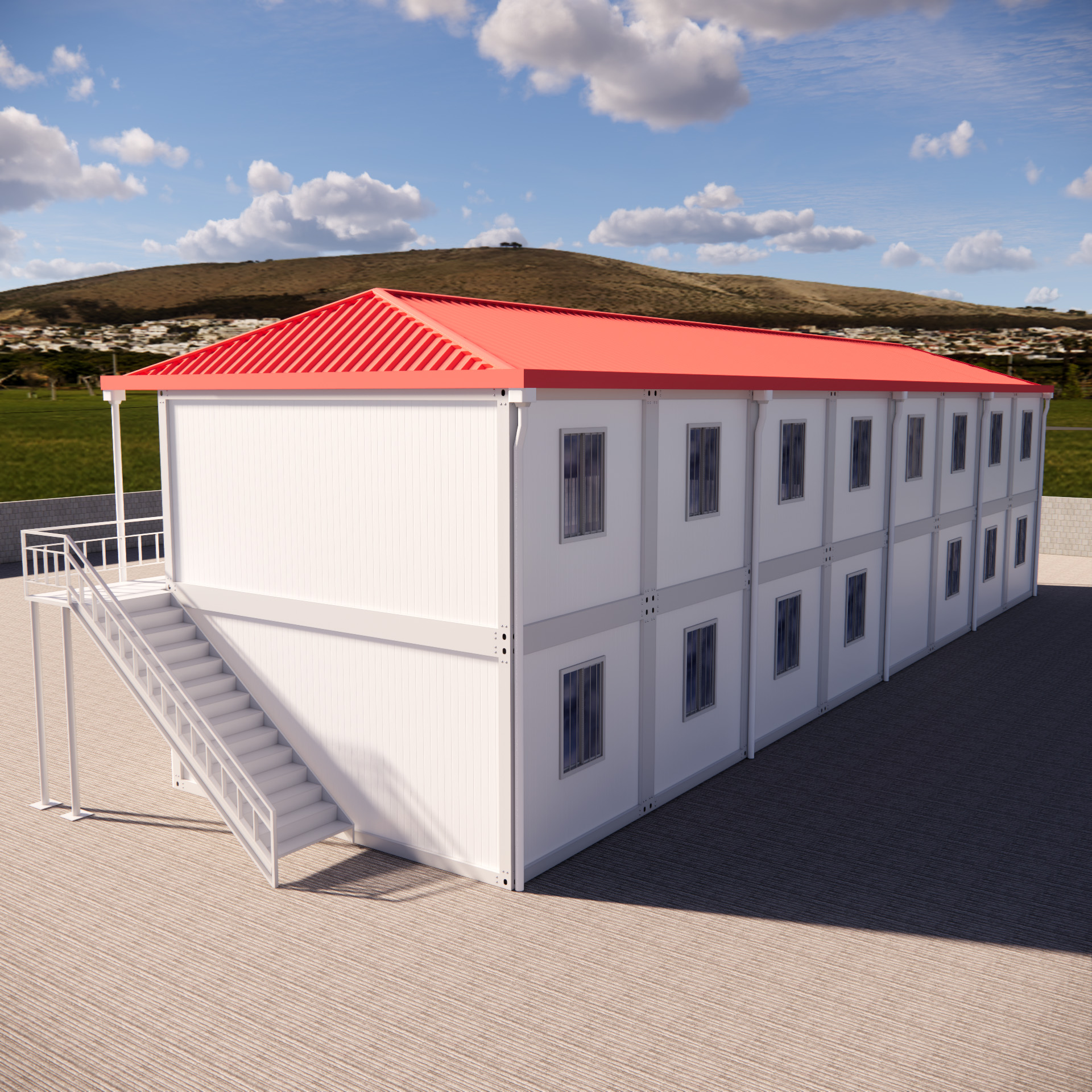 Rapid Install Waterproof Steel Structure Container House For Farmhouse Apartment Villa Hotel-Modern Design 20-30 Years Life Span