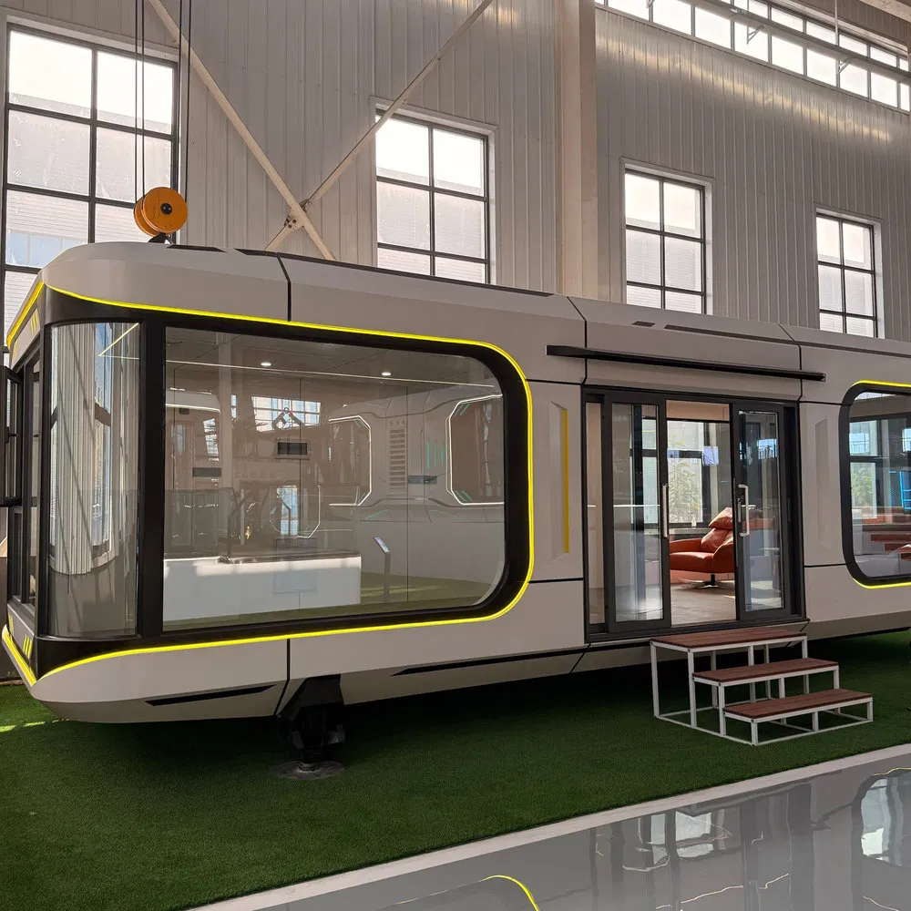 Flame Retardant Prefabricated Modular Space Capsule House for Eco-Tourism Campsites