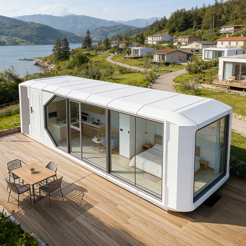 Space Capsule Intelligent Voice Control Prefab House Modern Prefabricated Smart Energy Efficient Housing Structure Modular Homes