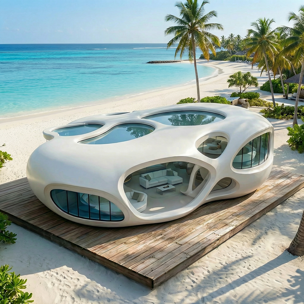 High-End Aluminum Prefab Eco-Friendly Durable Modern Capsule House Modular Cabin