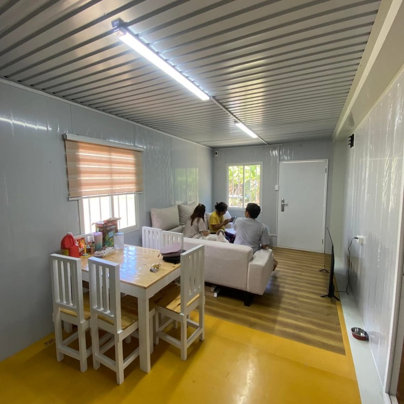 Ready Made Prefabricated Movable 20ft Flat Pack Casas Contenedor Detachable Container House For Portable Office