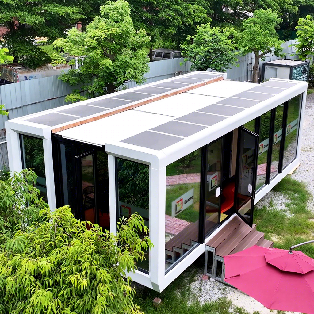 Prefab Smart Home System Modern Modular House Tech, Portable Expandable Prefab House for Flexible Living