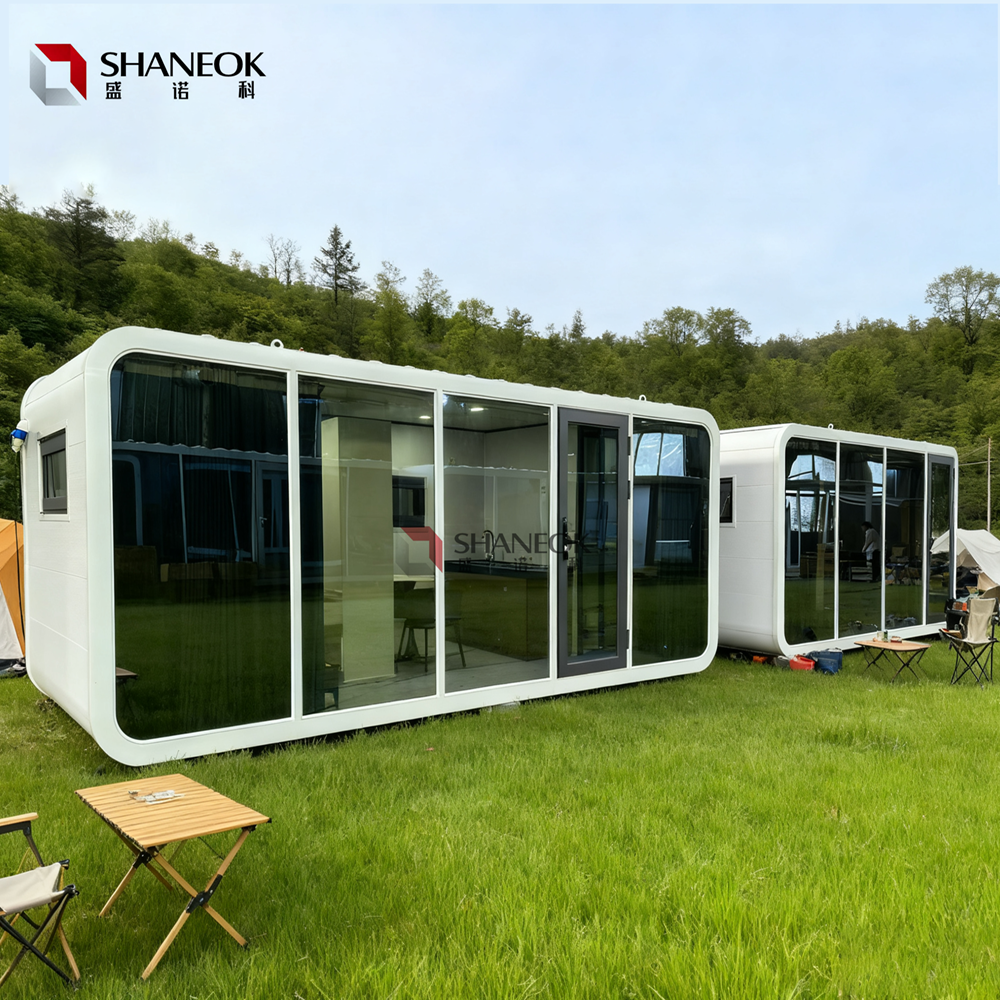 Custom Designed Outdoor Portable Mobile Home Prefabricated Space Capsule House Moveable House Prefabricated House Cabin