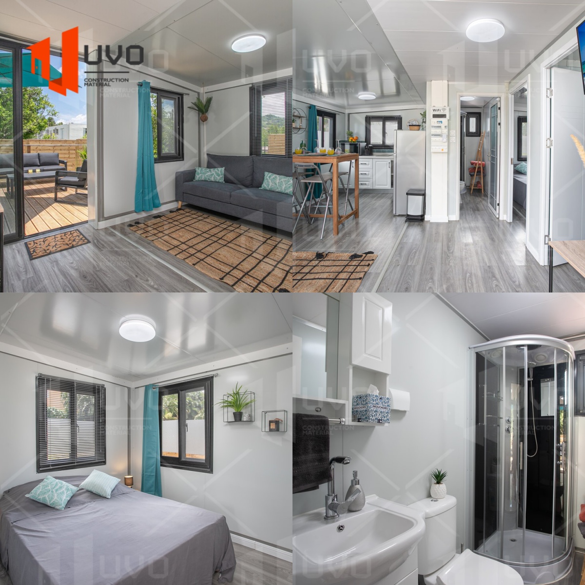 20ft Expandable Steel Container Beachfront Prefabricated Modular Villa Luxury Seaside Airbnb Vacation Guesthouse