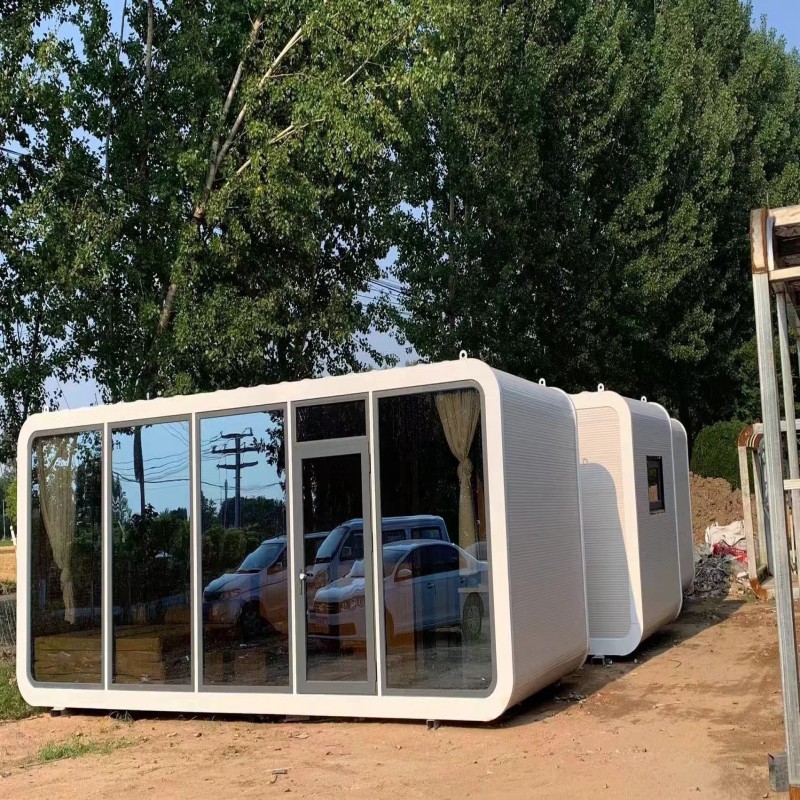 Prefabricated Apple Cabin Smart Home Modular Container House Lightweight and Mobile Prefab Villa Solution