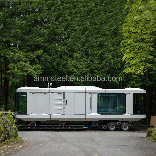 Modern Fashion Luxurious Design Camping Capsule Prefabricated Houses Capsule House Space Capsule With Intelligent System