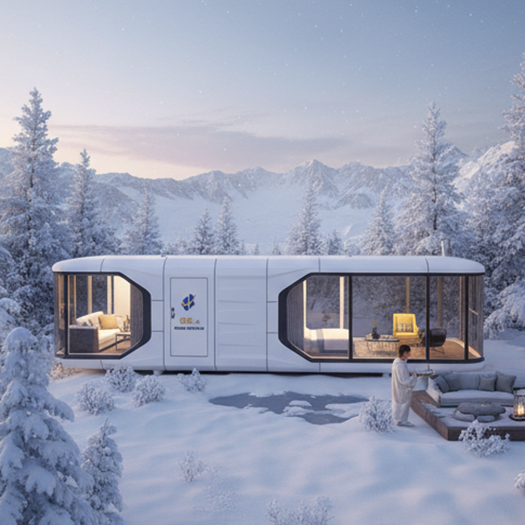 Eco-friendly Luxury Prefab Portable Capsule House
