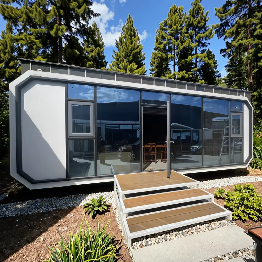 China Made Casa Contenedor Prefabricada Modular Mobile apple Office Cabin House Forunused Land