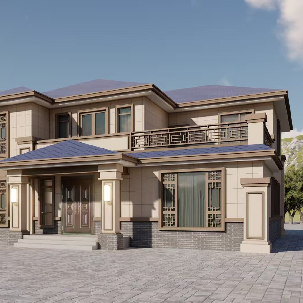 Prefab Luxury Villa Tiny Modern House Light Steel Frame Villa Modular Homes Prefab Villa