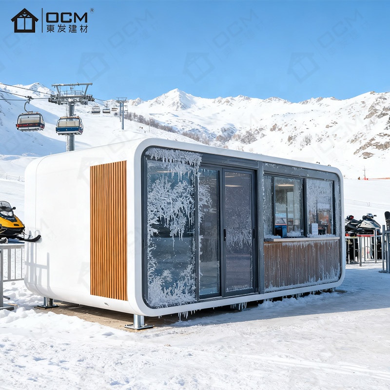 Apple Cabin Modern Outdoor Pod House Prefab Tiny Modular Villa for Coastal Resorts Airbnb Cabins Mountain Camps Garden Lodges