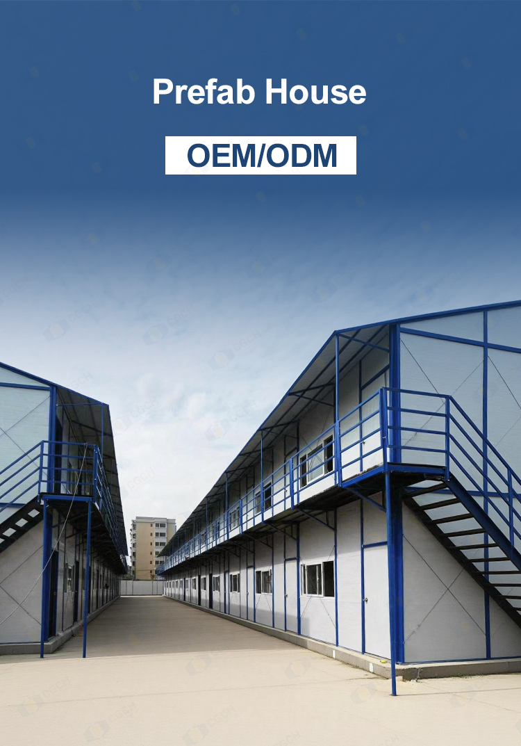 Waterproof Worker Housing Multi-Story Bungalow Office Container House Modern Prefabricated Houses Prefabricated Container House