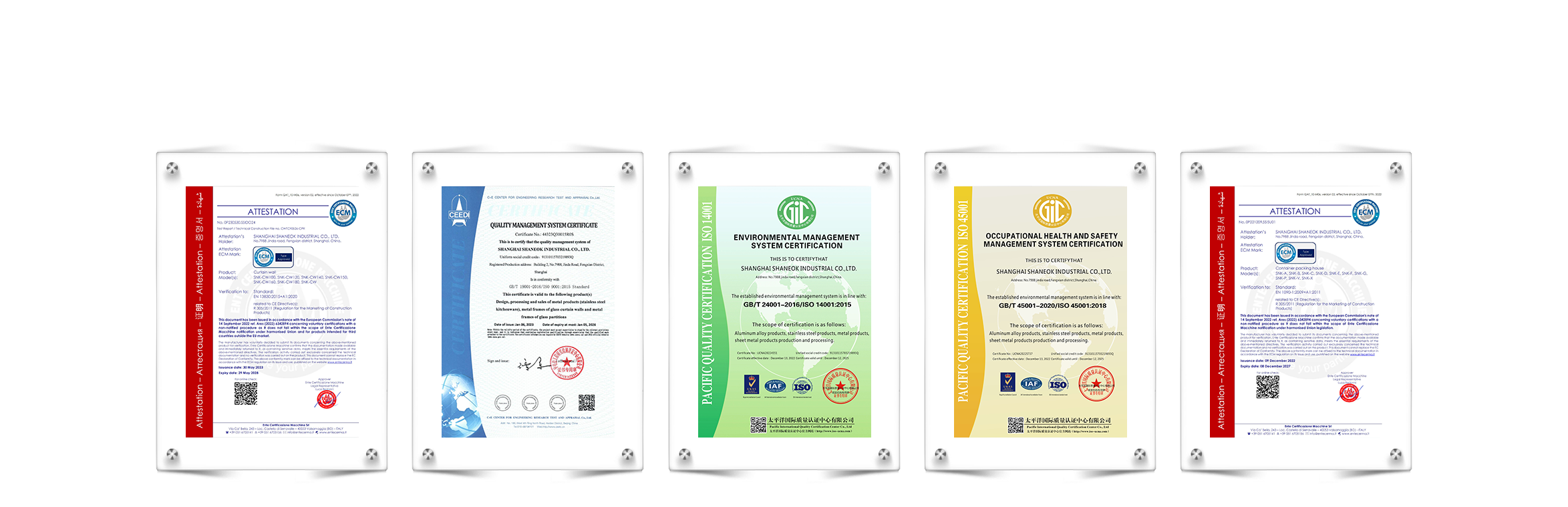 Certification Documents
