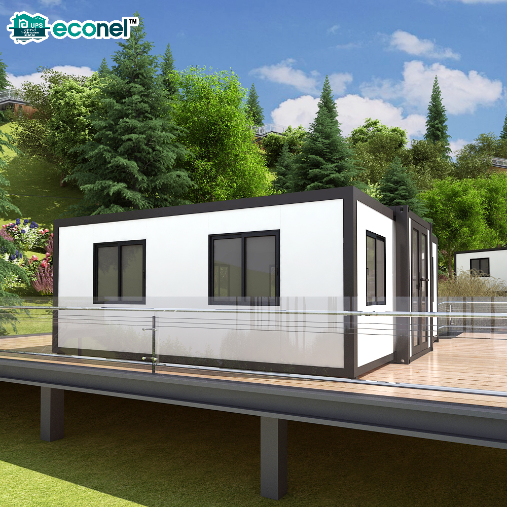 Luxury 3-4 Bedroom Expandable Container House 20ft 40ft Mobile Tiny Prefabricated Steel Villa Luxury Folding Mobile Tiny House
