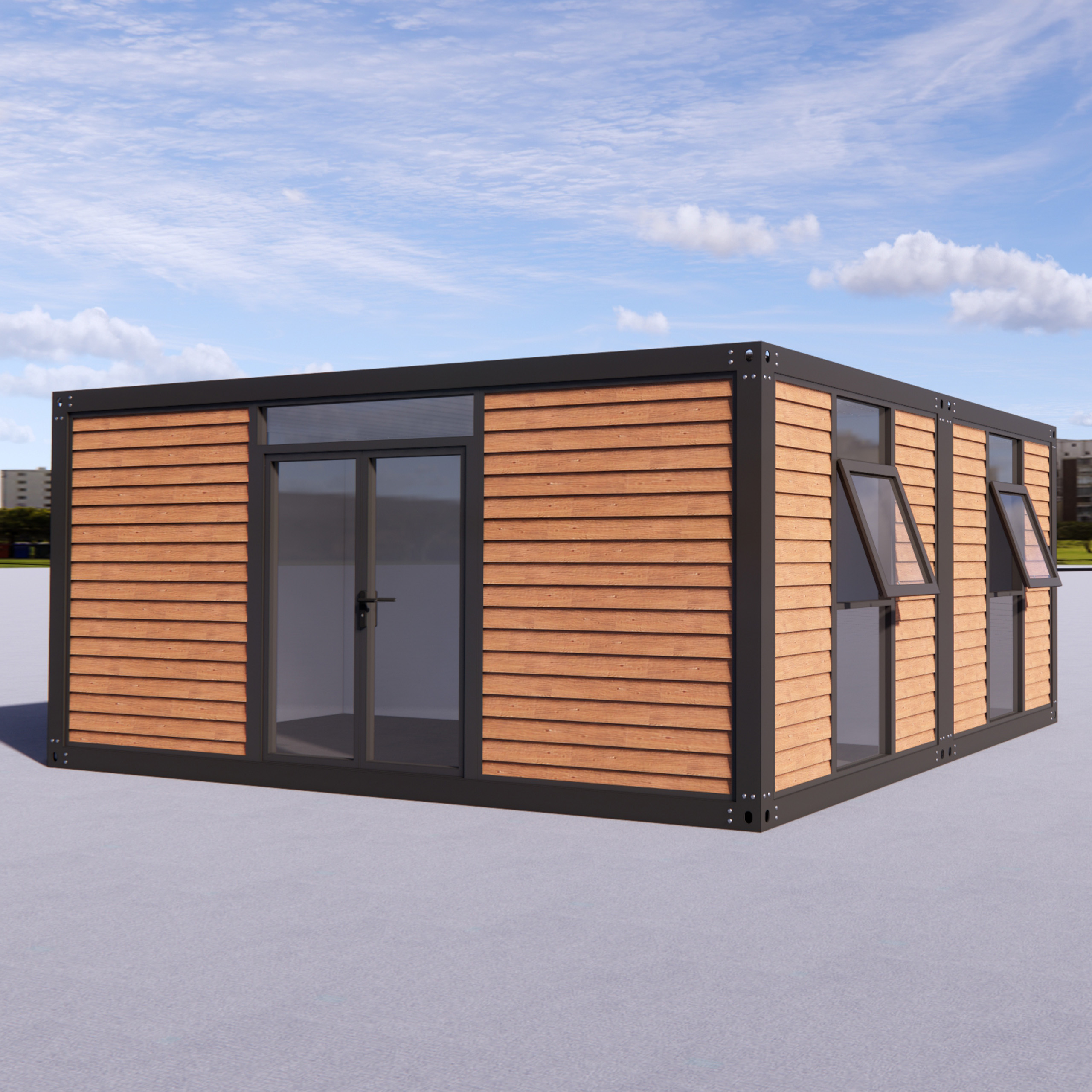 Rapid Assembly Modern Design Container House Energy Saving Modular Building For Remote Areas Hotels Villas Emergency Housing