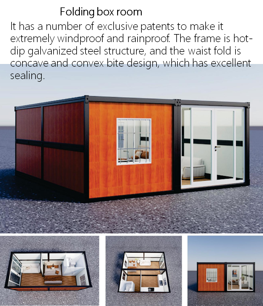 Expandable Steel Luxury Container Structure Layout