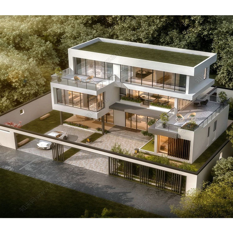 High Quality Furnished Fully Equipped Light Steel Prefabricated Accommodation Villa Prefab House For New Zealand Villas For Sale