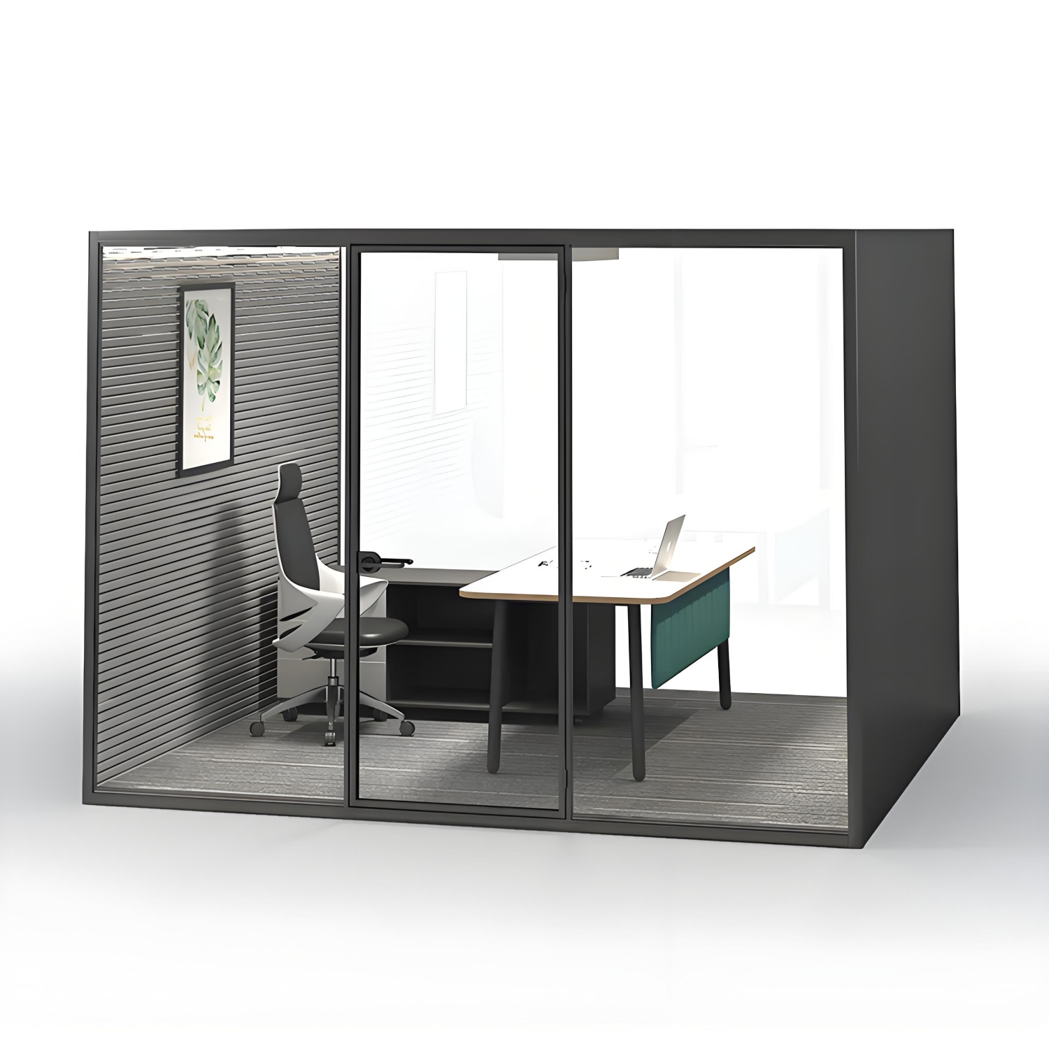 Soundproof Sleeping Pod, Solid Wall &amp; Glass Office Partition With Roof Prefabricated House For Office KTV Bar Hotel Resthome