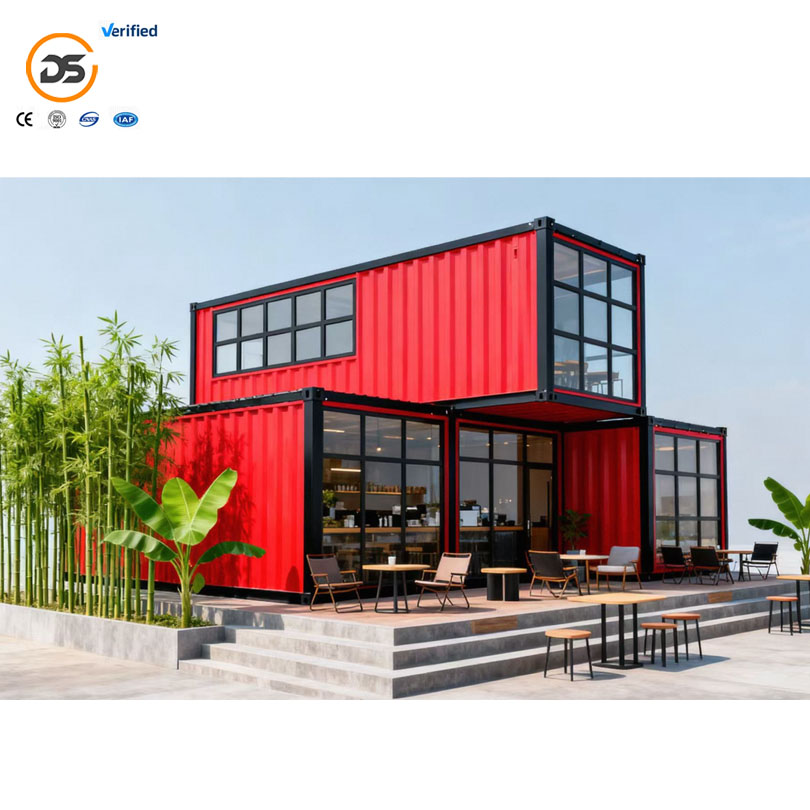 Low Price Steel Container Homes 20Ft Prefab Tiny House Multi-story Steel Container House Modern Design
