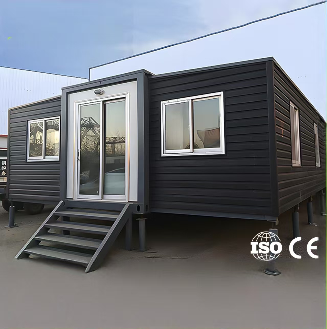 Luxury Shelter Prefab Commercial Prefabricated Expandable Container Home 20ft Sandwich Panel Mobile Living Container House