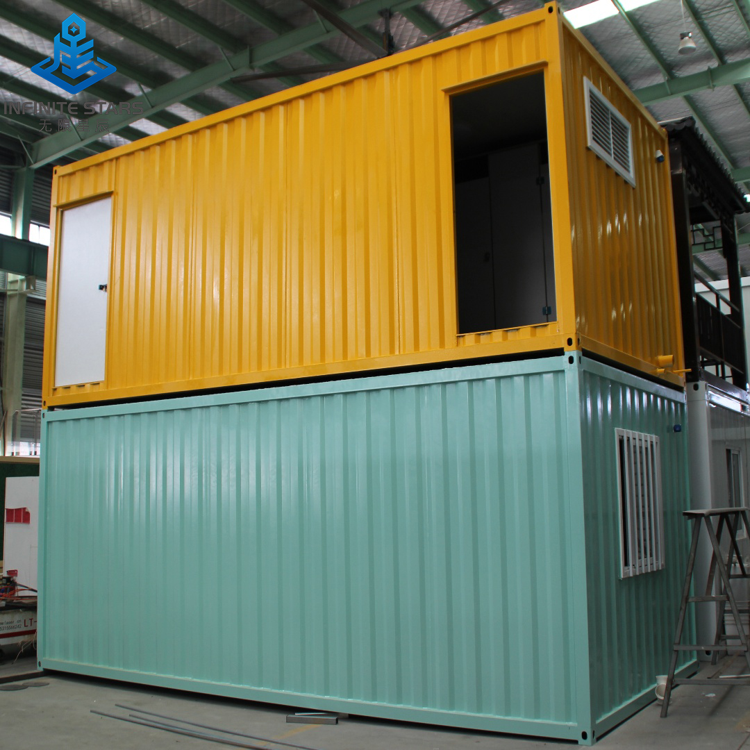 Modern Two Story Modified Shipping Container House Luxury Prefab Modular Villa Beach Resort Home Shipping Container Bar