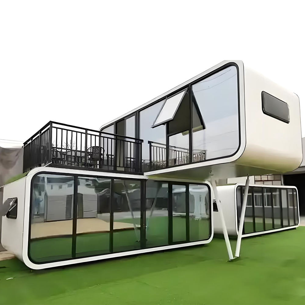 Prefabricated Eco Friendly Glamping Pod for Mountain Resort and Scenic Area Accommodation Mobile Apple Cabin House