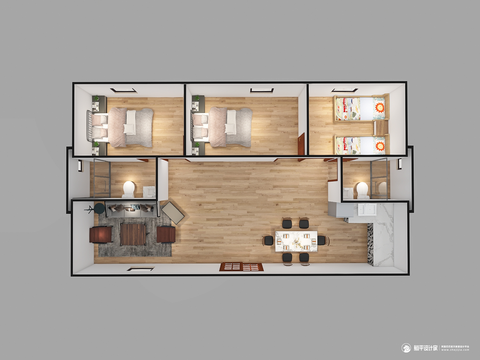 Floor Layout Design Plan 1