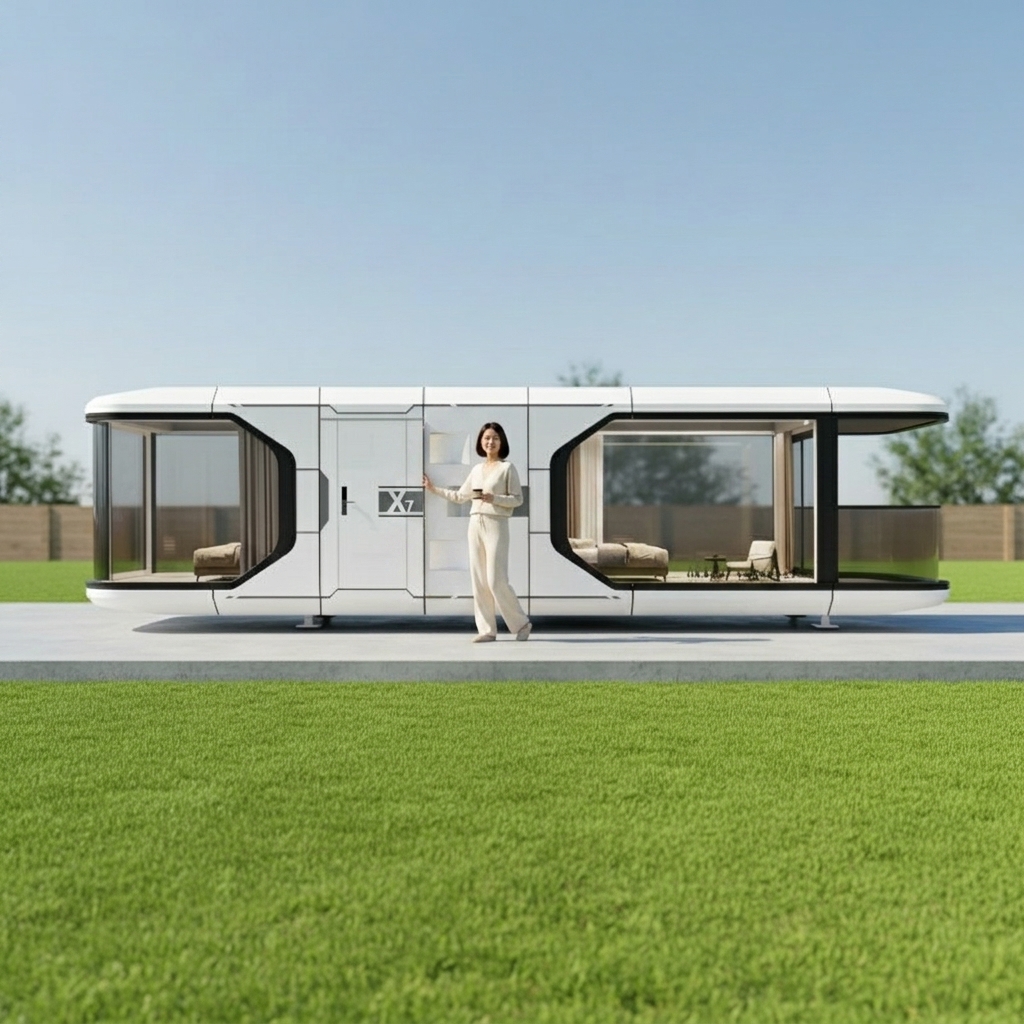 STAR CABIN X7 Modern Luxury Modular Capsule House Fully Furnished Smart Mobile Prefab Pod for Resort Glamping