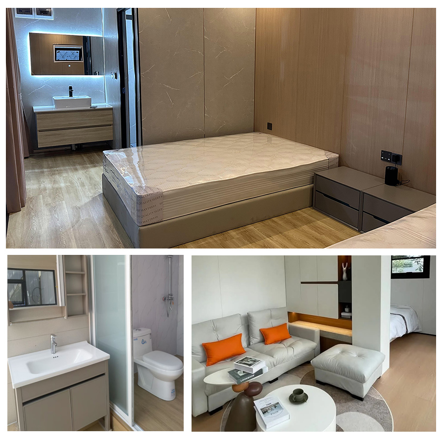 Modern Luxury 2-Story Apple Cabin House Double Layer Garden Room Prefab Modular Backyard Studio Pod