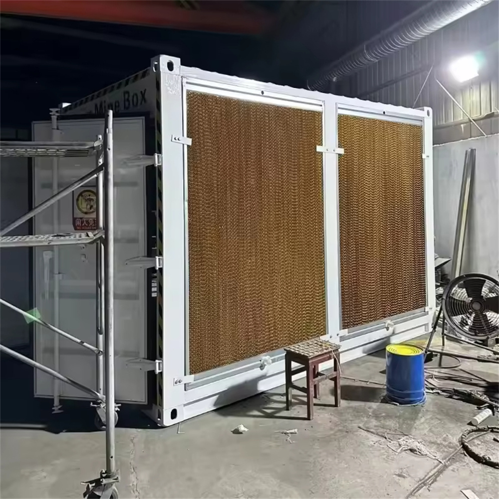 20FT Mobile Air Cooling Container Turnkey Solution Intelligent Modular Data Center Server Cabinet Motor 700KW 1 Year Factory CE