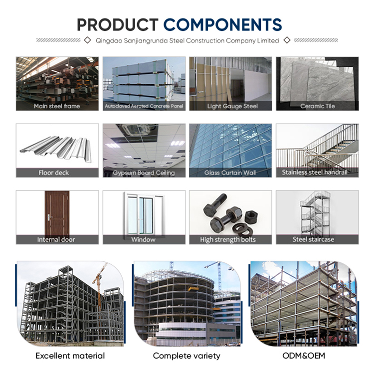 Steel Structure Apartments Steel Structure Multi Story Modular Building Multi-Storey Prefabricated House